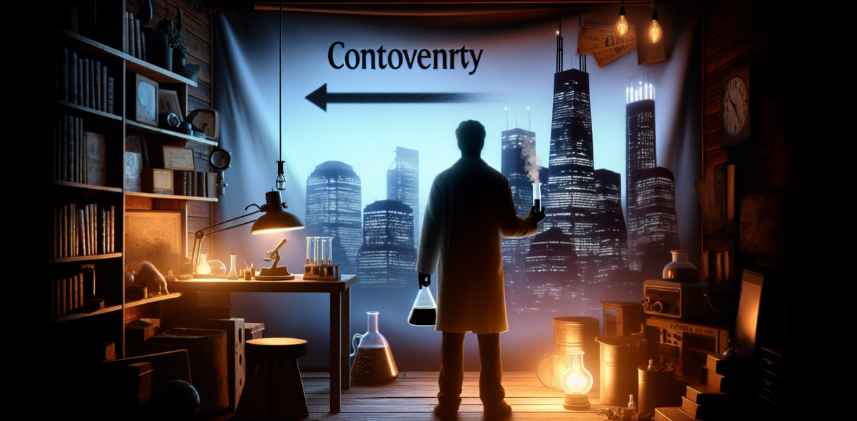 alt_text: Ilustrasi Dr. Stone memicu kontroversi, menandai akhir era inovasi dan perubahan besar.