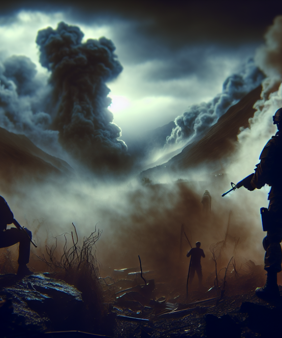 alt_text: Para pahlawan My Hero Academia menghadapi ancaman besar dan bayang-bayang kematian yang mengintai.