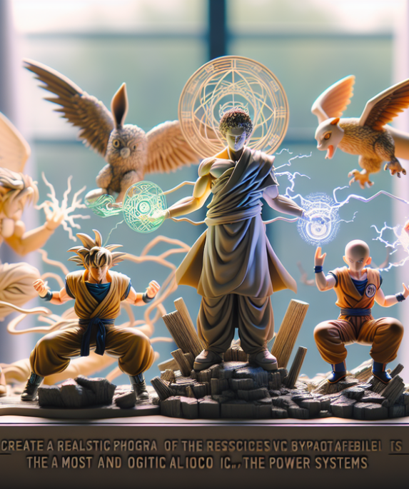 alt_text: Lima sistem kekuatan anime paling logis dan ikon, menampilkan karakter dan simbol khas.