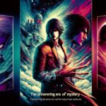 alt_text: Desain logo "Jujutsu Kaisen Modulo" dan berita revolusi Shonen Jump tahun 2025.