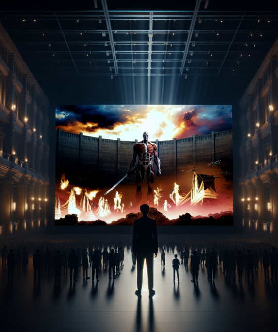 Certainly! Here's the alt_text: "Attack On Titan: Anime populer, namun menuai kontroversi dan mengecewakan sebagian penggemar."