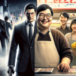 "alt_text": "Sakamoto Days: Pembunuh pensiun jadi penjual, aksi seru dan humor era Shonen Jump baru."