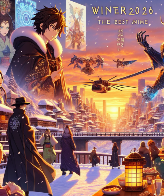 alt_text: Daftar 5 anime terpopuler di musim dingin 2026 yang wajib ditonton.