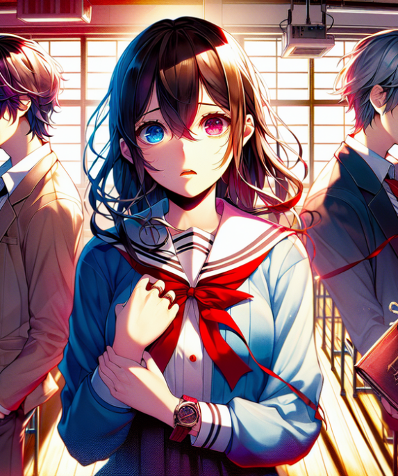 alt_text: Sampul anime Domestic Girlfriend; kisah cinta segitiga yang rumit dan bikin ketagihan.