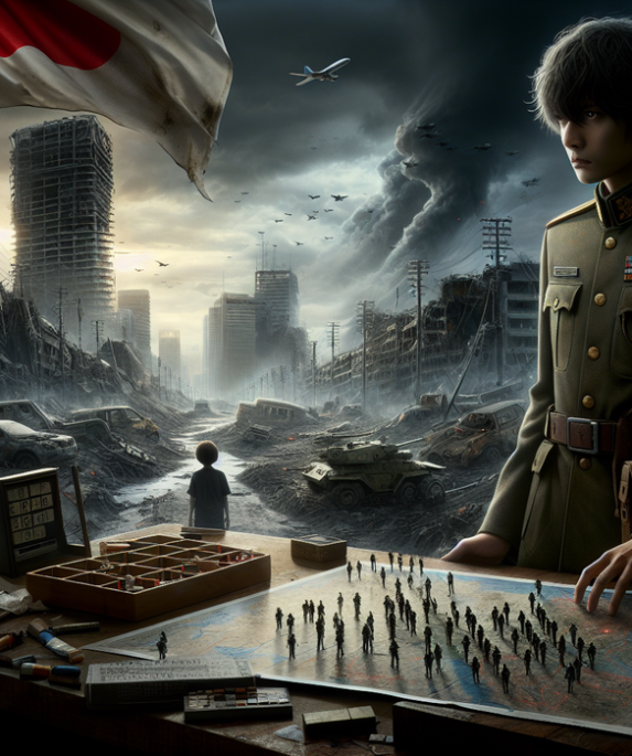 alt_text: Poster "Regular News" menampilkan ledakan hype untuk trailer Nippon Sangoku.