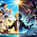 alt_text: Karakter One Piece dan Jujutsu Kaisen bersatu dalam crossover epik.