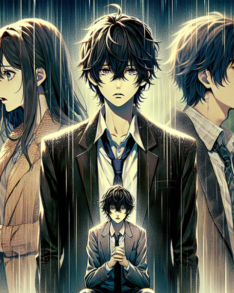 alt_text: Ilustrasi dari "Domestic Girlfriend" dengan tema cinta rumit dan hubungan yang menggoda.