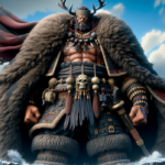 alt_text: Poster One Piece: Harald, Rocks, era baru penuh aksi dan petualangan.