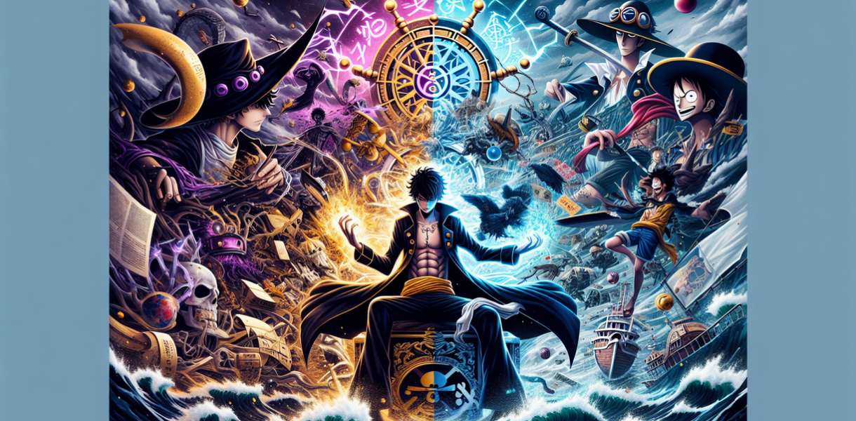 alt_text: Karakter Jujutsu Kaisen terkejut oleh kemunculan elemen dari One Piece di Culling Game.