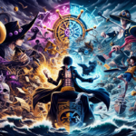 alt_text: Karakter Jujutsu Kaisen terkejut oleh kemunculan elemen dari One Piece di Culling Game.