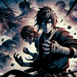 alt_text: Maki dari Jujutsu Kaisen saat bertarung, mengalami momen kegagalan tak terduga.