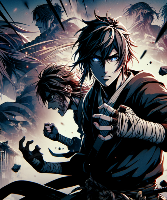 alt_text: Maki dari Jujutsu Kaisen saat bertarung, mengalami momen kegagalan tak terduga.