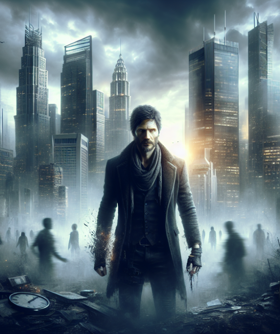 alt_text: Yuji Itadori menghadapi tantangan gelap dengan kekuatan jujutsu, simbol takdir abadi.