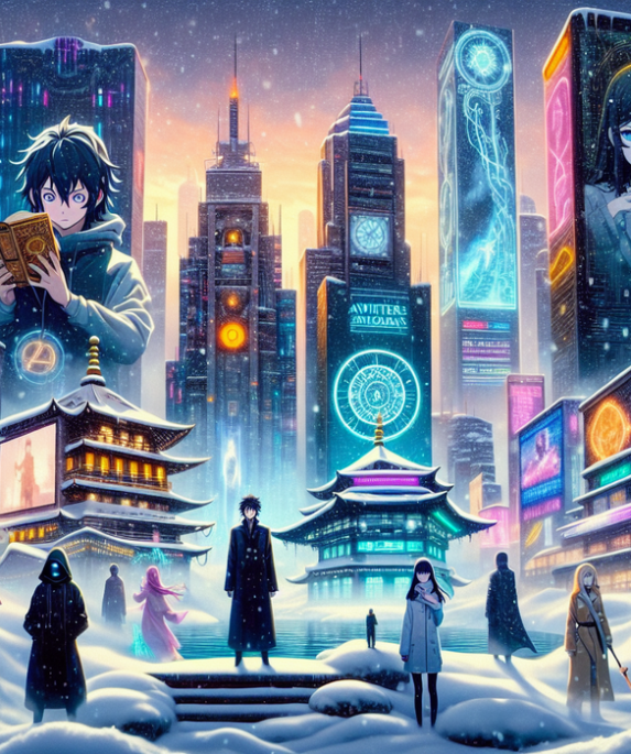 alt_text: Daftar 5 anime populer yang dinanti musim dingin 2026.