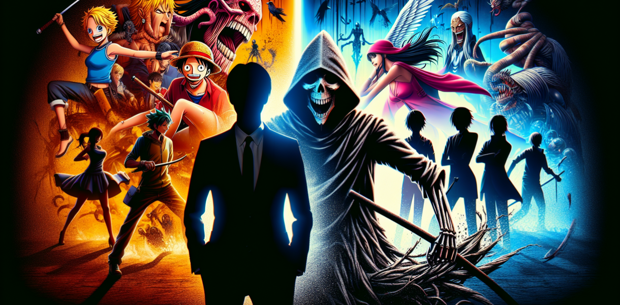 alt_text: Pertemuan epik Luffy dan Yuji, karakter dari One Piece dan Jujutsu Kaisen, di dunia anime.