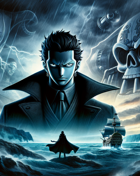 alt_text: Poster One Piece Live Action Musim 2, Crocodile muncul sebagai ancaman baru Luffy dan kru.