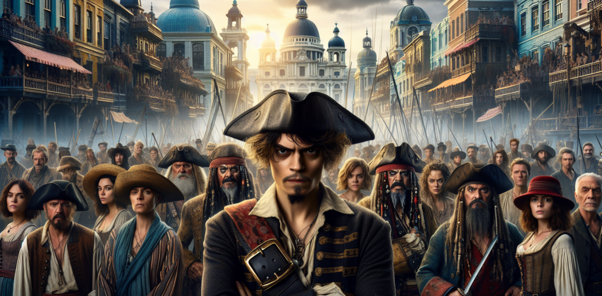 alt_text: Buggy merencanakan balas dendam di Grand Line dalam seri One Piece.