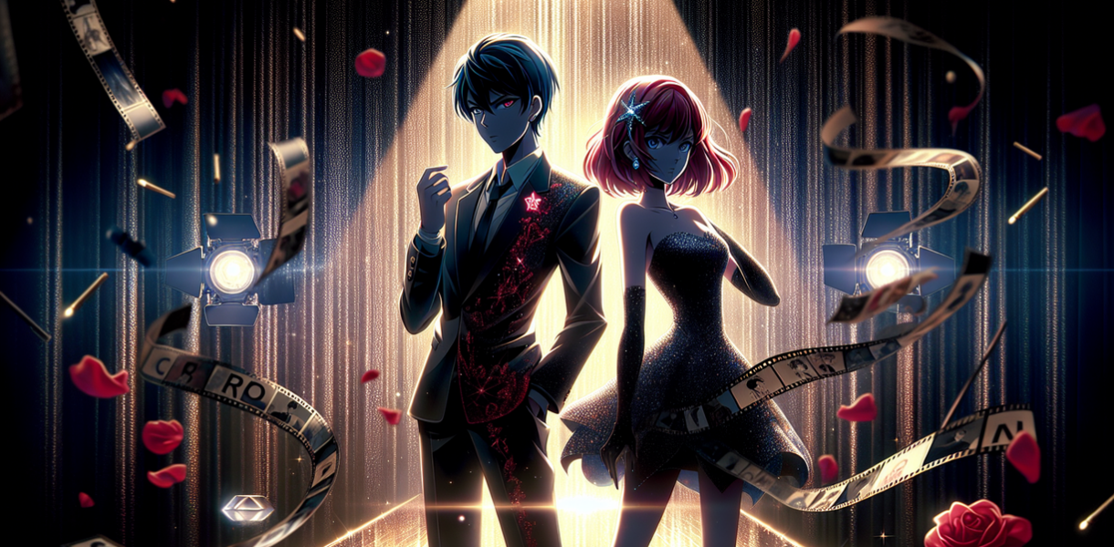 alt_text: Poster gelap "Oshi no Ko" musim ketiga, menampilkan karakter misterius di Crunchyroll.