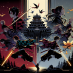 alt_text: "Infinity Castle dari Demon Slayer dengan sorotan kejutan anime baru yang menegangkan."