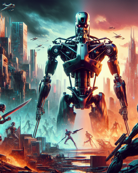 alt_text: Poster film "Terminator Zero" dihapus dari Netflix, menggambarkan harapan yang pupus.