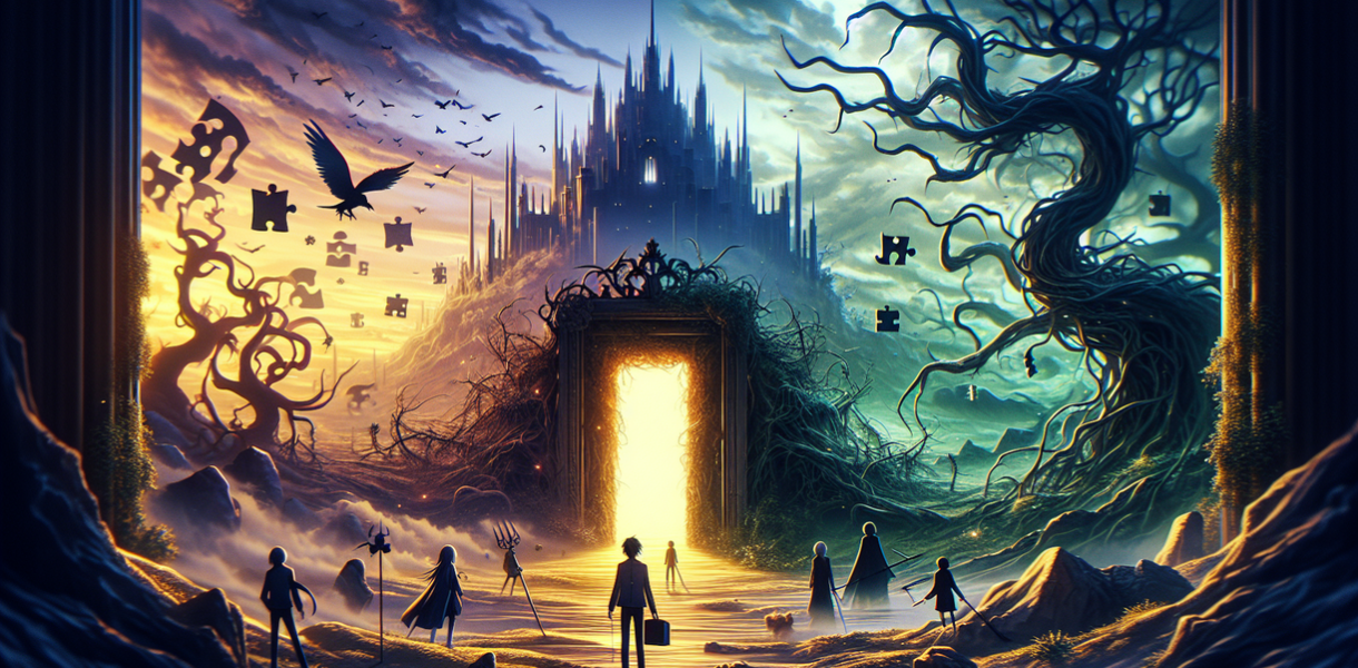 alt_text: Lima anime terbengkalai yang pantas dapat musim baru, menampilkan judul dan elemen ikonik.