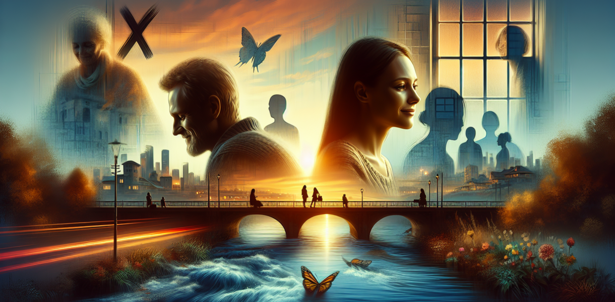 alt_text: Ilustrasi film "A Silent Voice": perjalanan penyembuhan dan harapan melalui komunikasi dan pengampunan.