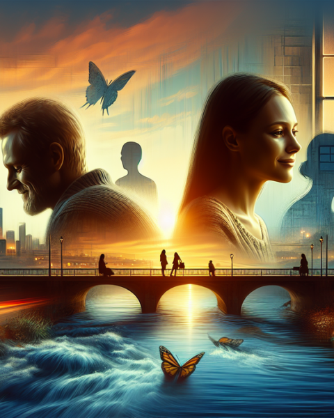 alt_text: Ilustrasi film "A Silent Voice": perjalanan penyembuhan dan harapan melalui komunikasi dan pengampunan.