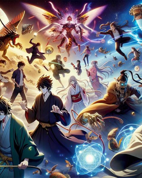 alt_text: "Poster Dandadan Season 3: Karakter utama bersiap untuk petualangan dengan latar penuh aksi."