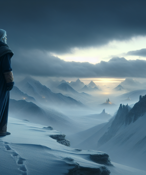 alt_text: Frieren dalam perjalanan ke Tanah Emas bersama teman-teman, menggali makna hidup.