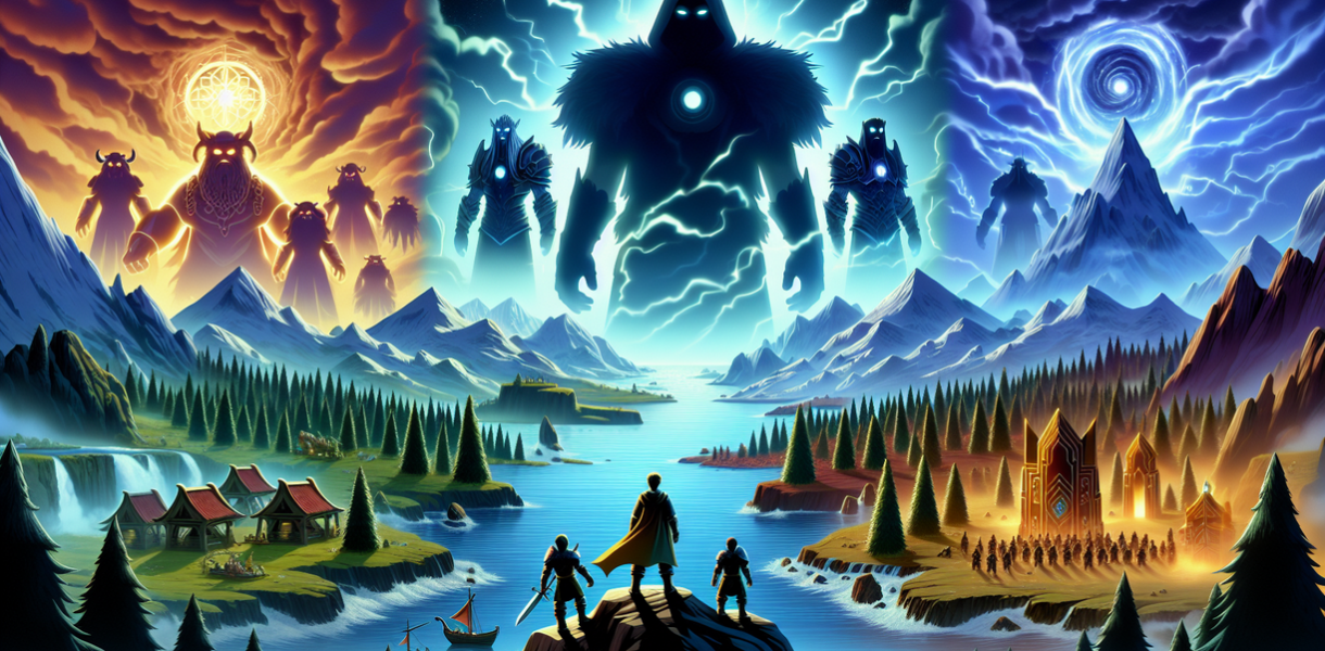 alt_text: Imu mengamuk di Elbaph, One Piece: Pertarungan sengit di tepi jurang.