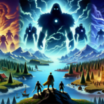 alt_text: Imu mengamuk di Elbaph, One Piece: Pertarungan sengit di tepi jurang.