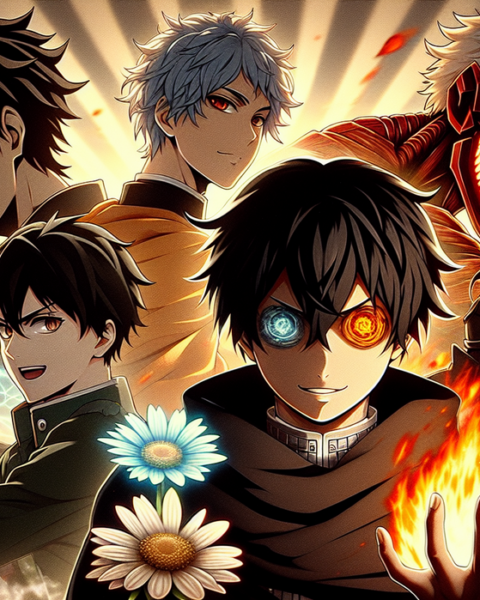 alt_text: Tokoh pendukung melawan hero utama anime, menang dengan strategi cerdas dan keahlian tak terduga.