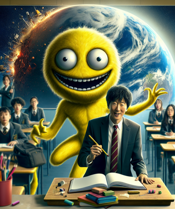 alt_text: "Assassination Classroom sudah tersedia di Netflix, tonton keseruan kelas 3-E melawan Korosensei!"