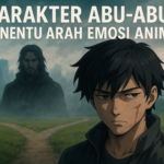 "alt_text": "Tokoh pendukung merayakan kemenangan, hero utama tampak terkejut dan kalah di latar belakang."