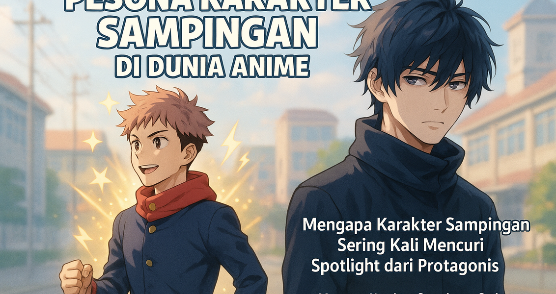 alt_text: Tokoh sampingan mengalahkan hero utama dalam pertarungan epik anime.