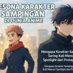 alt_text: Tokoh sampingan mengalahkan hero utama dalam pertarungan epik anime.