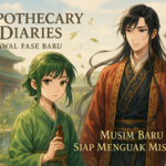 alt_text: "The Apothecary Diaries: Musim Baru, Era Baru - Kembali dengan petualangan dan misteri baru!"