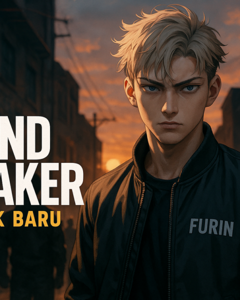 "alt_text": "Poster Wind Breaker Musim 3 menampilkan Haruka dengan tampilan barunya."