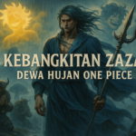 alt_text: Zaza Dewa Hujan muncul di One Piece, menandai plot baru dalam cerita epik Luffy dan kru.