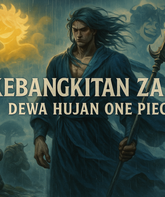 alt_text: Zaza Dewa Hujan muncul di One Piece, menandai plot baru dalam cerita epik Luffy dan kru.