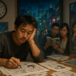 alt_text: Judul berita tentang jeda Gokurakugai dan tantangan yang dihadapi Shonen Jump.
